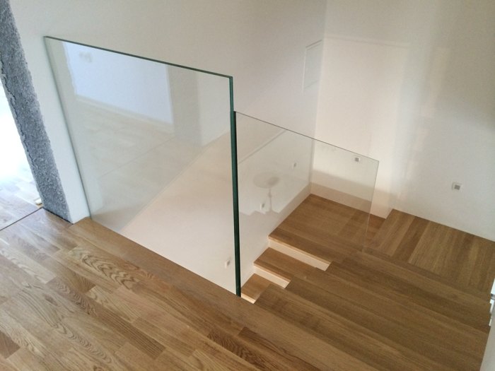 Staklene ograde — izvedeni rad 2